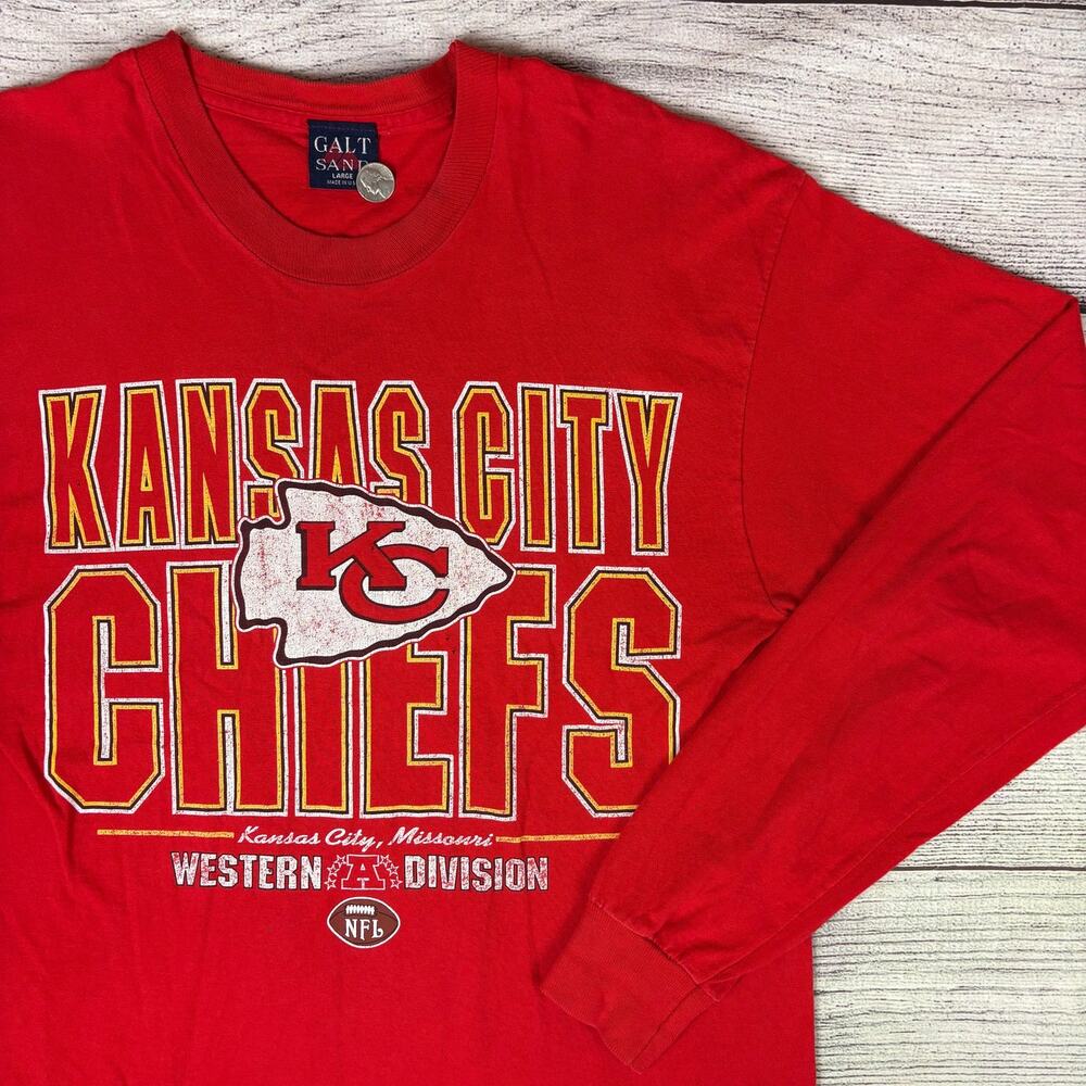 Vintage 1990s Kansas City Chiefs NFL Football Long Sleeve Shirt